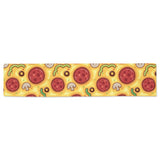 Pizza texture pattern Table Runner