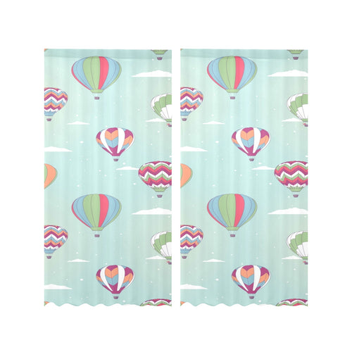Hot Air Balloon design Pattern Gauze Curtain