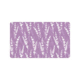 Lavender flowers purple pattern Doormat