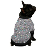 Ostrich Pattern Print Design 01 All Over Print Pet Dog Round Neck Fuzzy Shirt