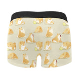 Cute fat shiba inu dog pattern Men's All Over Print Boxer Briefs Men's Underwear