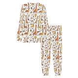 Giraffe Pattern Print Design 04 Men's All Over Print Pajama