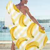 Banana pattern blackground Beach Towel