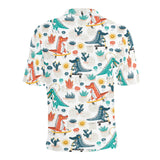 Cute Crocodile Pattern Men's All Over Print Polo Shirt