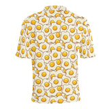 Fried Eggs Pattern Print Design 02 Men's All Over Print Polo Shirt