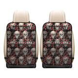 Red snake skull pattern Car Seat Back Organizer