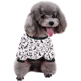 Greyhound Pattern Print Design 02 All Over Print Pet Dog Round Neck Fuzzy Shirt
