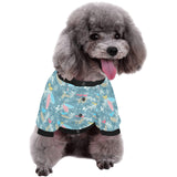 Squirrel Pattern Print Design 01 All Over Print Pet Dog Round Neck Fuzzy Shirt