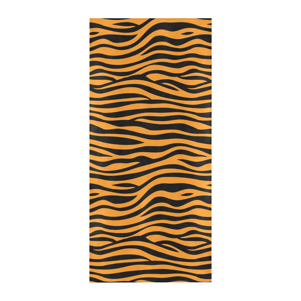 Bengal tigers skin print pattern background Beach Towel