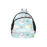 Cute snowman snowflake pattern All Over Print Chest Bag