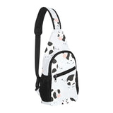 Cute cows pattern All Over Print Chest Bag