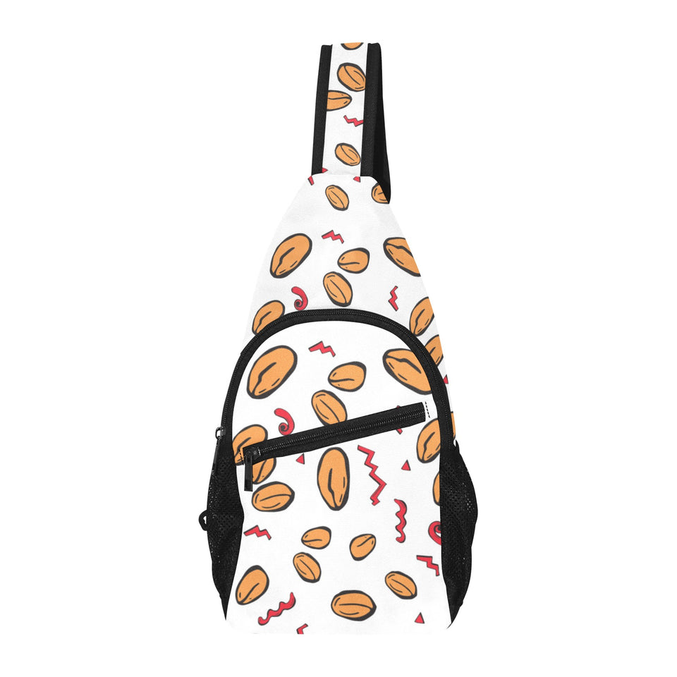 peanuts pattern background All Over Print Chest Bag