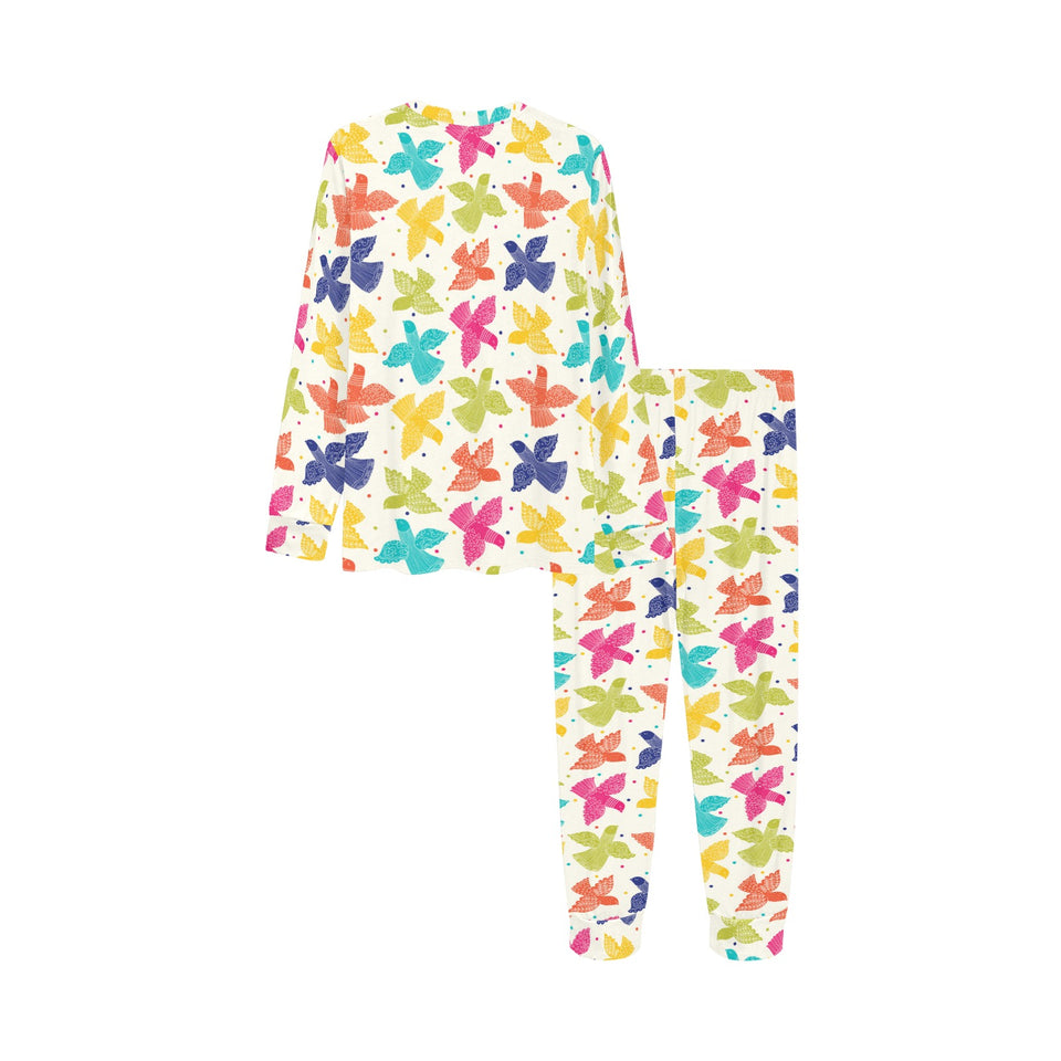 Pigeon Pattern Print Design 01 Kids' Boys' Girls' All Over Print Pajama Set