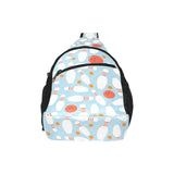 Bowling ball bowling pins blue blackground All Over Print Chest Bag