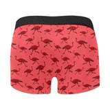 Ostrich Pattern Print Design 03 Men's All Over Print Boxer Briefs Men's Underwear