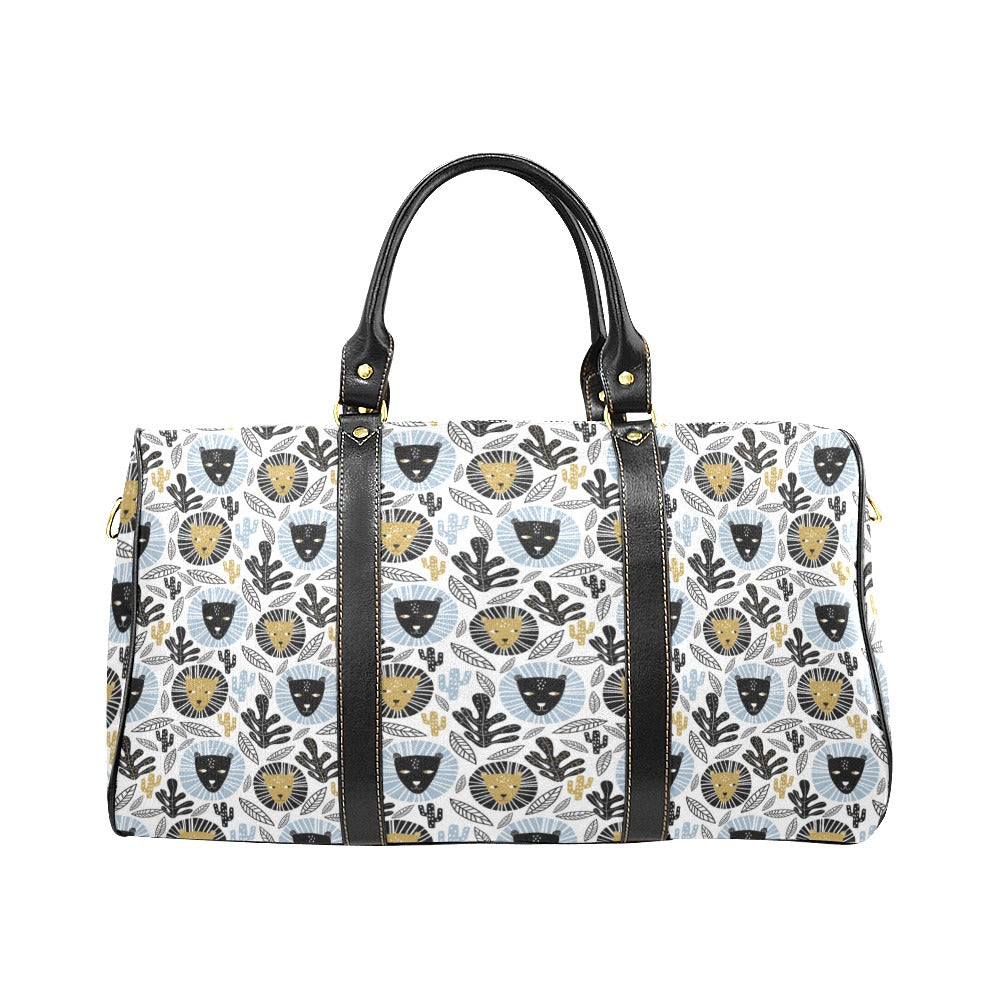 Lion Pattern Print Design 05 Travel Bag