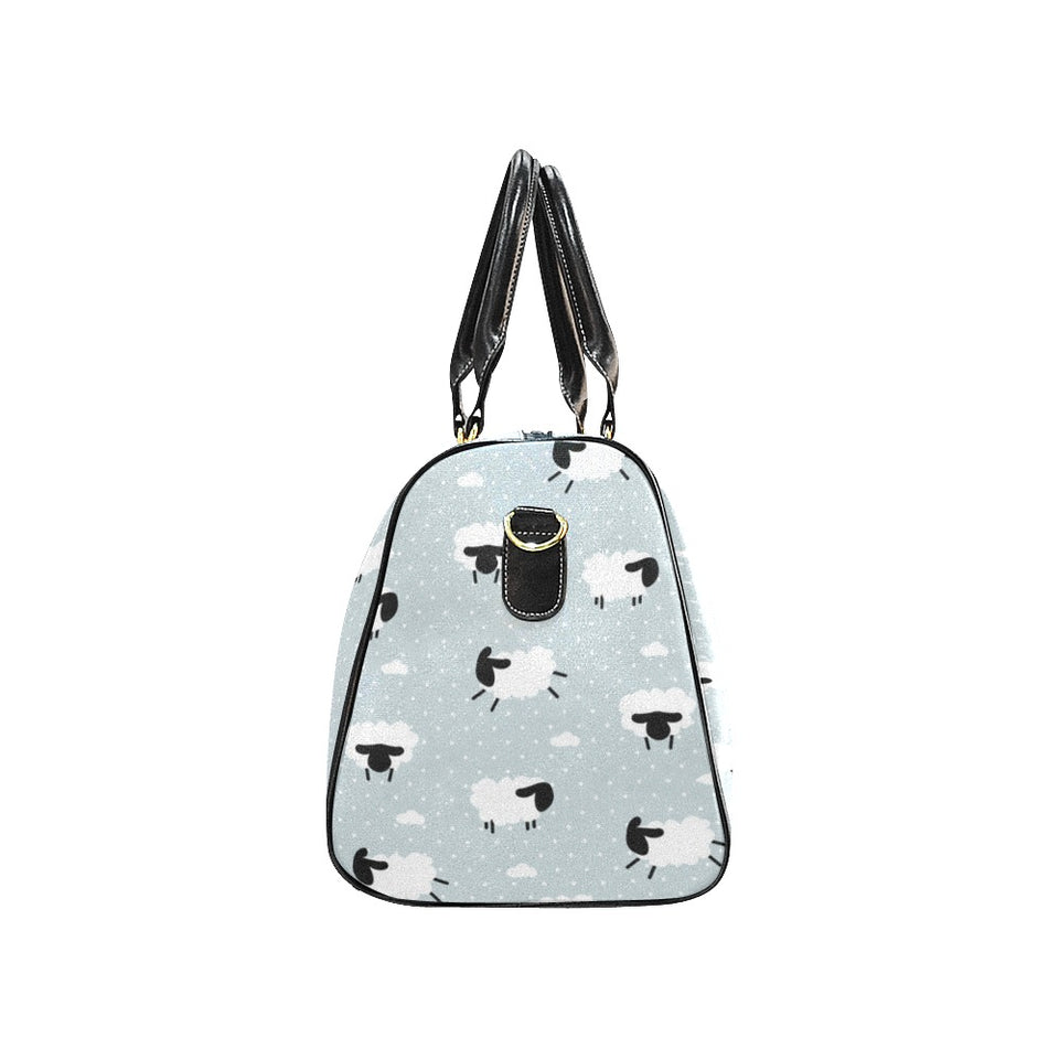 Sheep polka dot cloud pattern Travel Bag