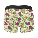 Paassion fruit pattern Men's All Over Print Boxer Briefs Men's Underwear
