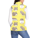 Cute Hamster pattern Women's Padded Vest