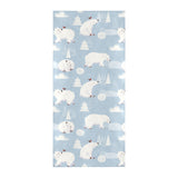 Cute polar bears Christmas decoration pattern Beach Towel