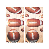 American football ball design pattern Gauze Curtain