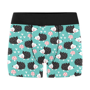 Hedgehog Pattern Print Design 03 Men's All Over Print Boxer Briefs Men's Underwear