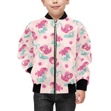 Cute little mermaid pattern Kids' Boys' Girls' Bomber Jacket