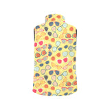 Sun Glasses Pattern Print Design 05 Women's Padded Vest