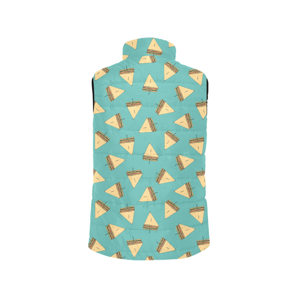 Sandwich Pattern Print Design 03 Men's Padded Vest