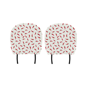 Chili peppers pattern Car Headrest Cover