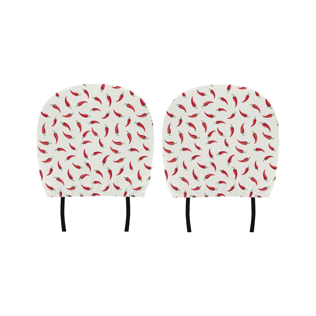 Chili peppers pattern Car Headrest Cover