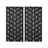 Engine Piston Black Theme Pattern Print Design 03 Gauze Curtain