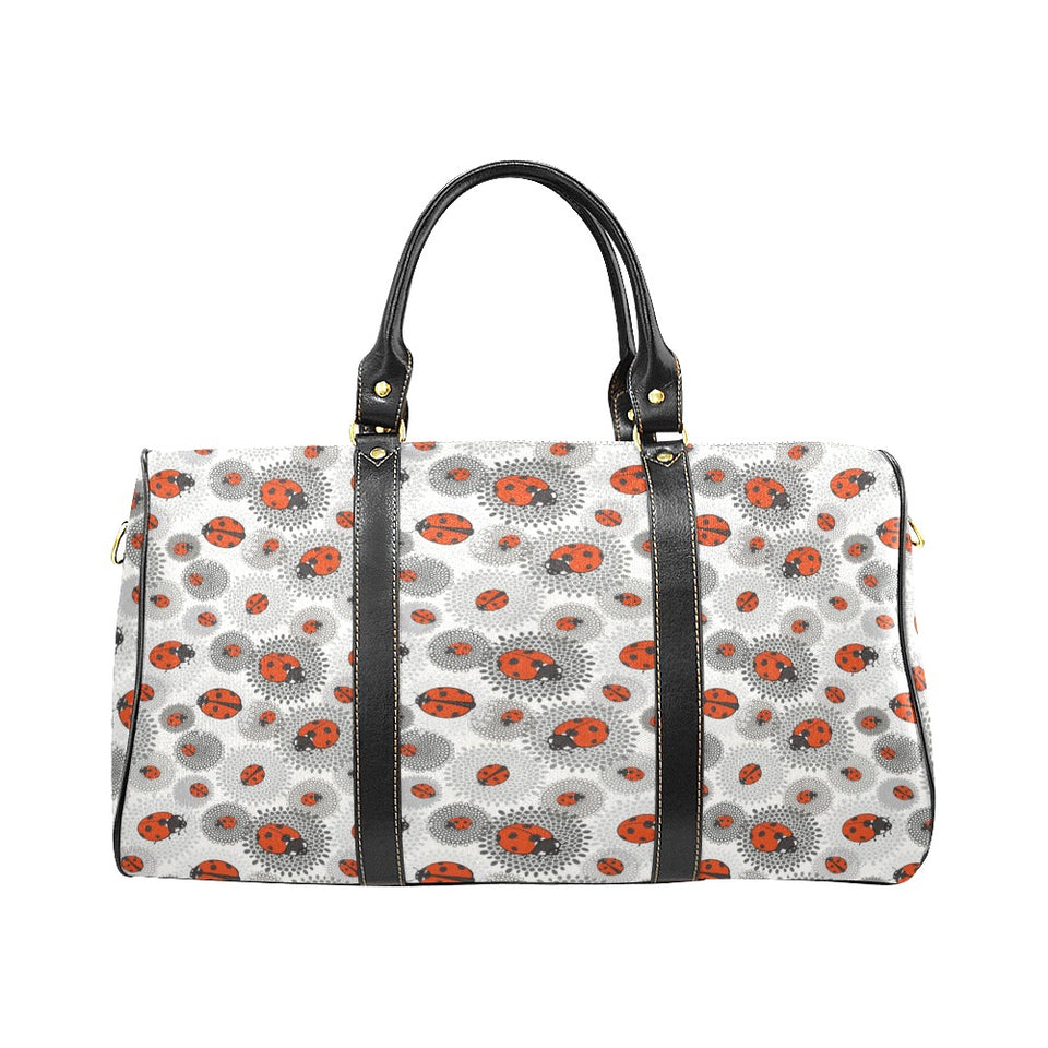 Ladybug Pattern Print Design 05 Travel Bag