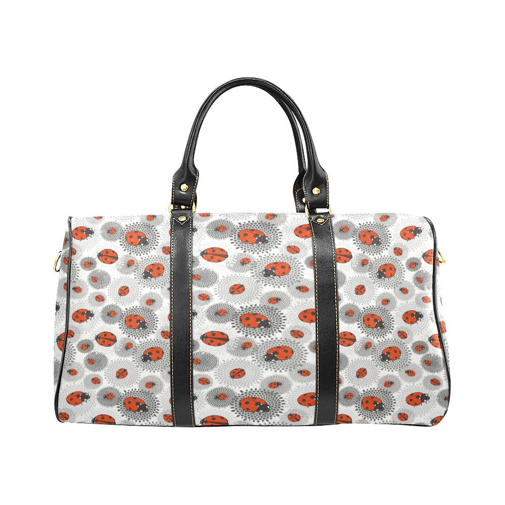 Ladybug Pattern Print Design 05 Travel Bag