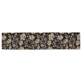 Rose Pattern Print Design 04 Table Runner