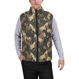 Horse Camouflage Pattern Men's Padded Vest