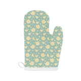 Tea pots Pattern Print Design 02 Heat Resistant Oven Mitts