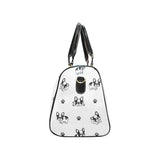 Cute french bulldog paw pattern Travel Bag