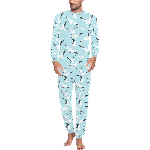 Seagull Pattern Print Design 01 Men's All Over Print Pajama