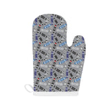 Skate Board Pattern Print Design 03 Heat Resistant Oven Mitts