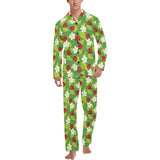 Ladybug Pattern Print Design 01 Men's Long Pajama Set