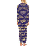 Beautiful japanese fan pattern Women's All Over Print Pajama Set