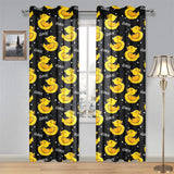 Duck Pattern Print Design 05 Gauze Curtain