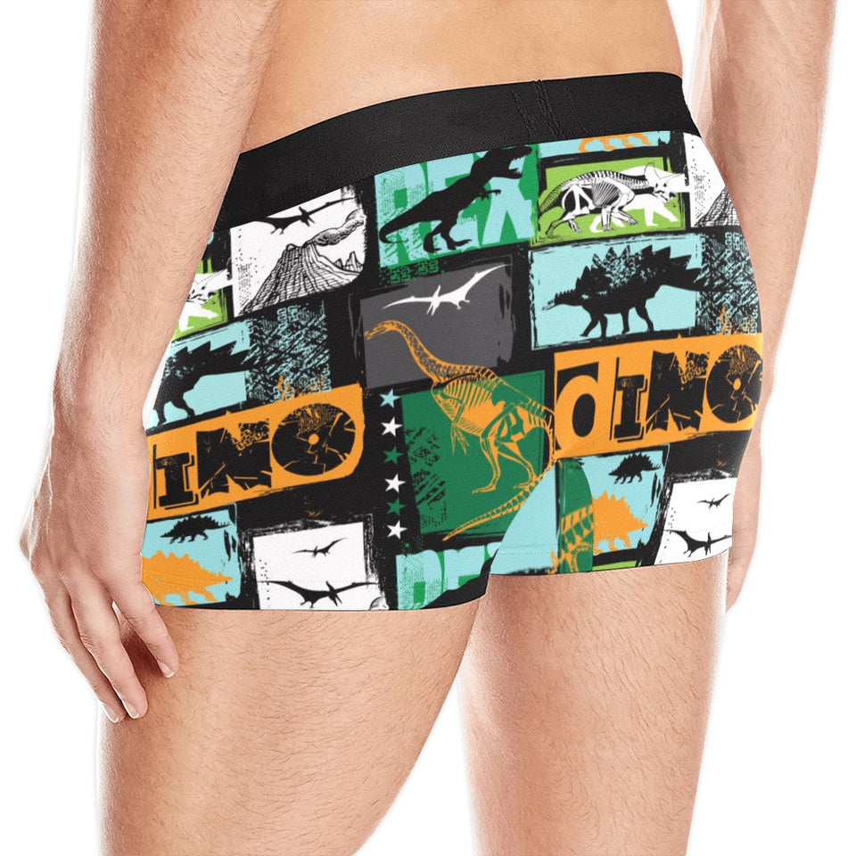 dinosaurs print pattern Men's All Over Print Boxer Briefs Men's Underwear