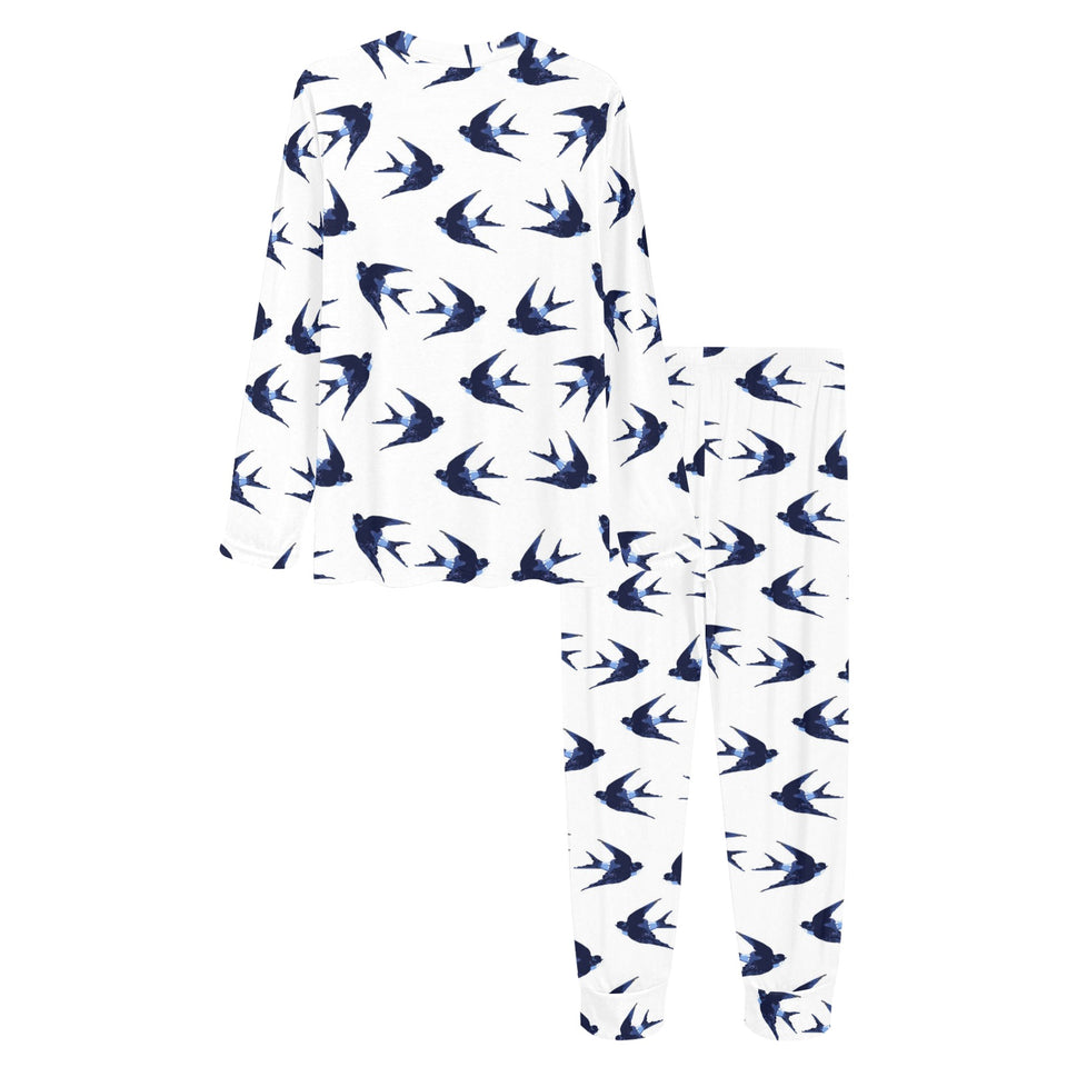 Swallow Pattern Print Design 03 Women's All Over Print Pajama Set