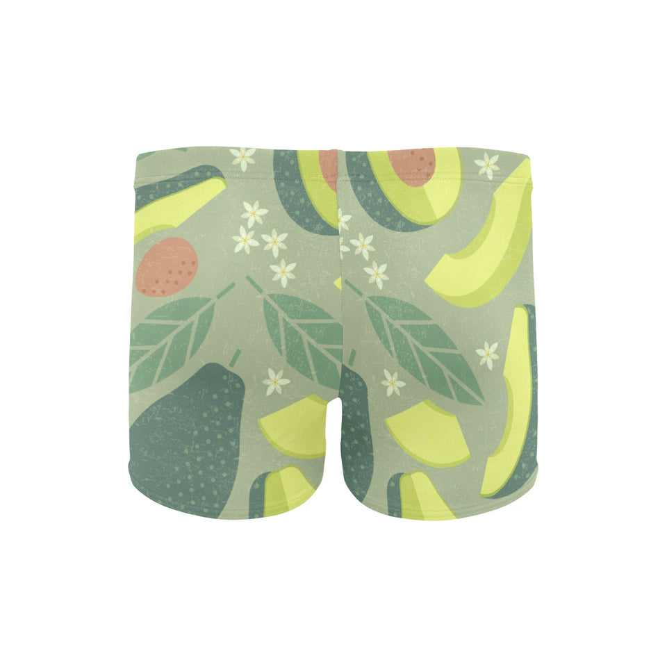 Avocado pattern Men's Swimming Trunks