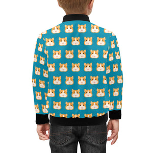 Guinea Pig Pattern Print Design 03 Kids' Boys' Girls' Bomber Jacket