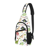 Cute dinosaurs pattern All Over Print Chest Bag