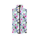 Stingray Pattern Print Design 01 Women's Padded Vest