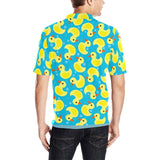 Duck Pattern Print Design 04 Men's All Over Print Polo Shirt